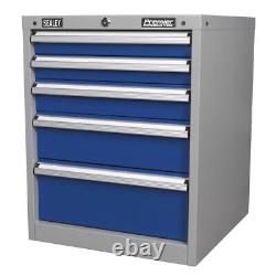 Sealey Industrial Cabinet 5 Drawer Premier Storage Garage Workshop