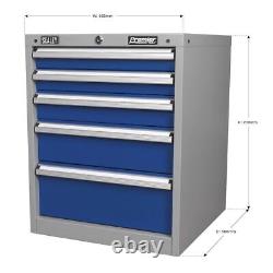 Sealey Industrial Cabinet 5 Drawer Premier Storage Garage Workshop