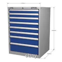 Sealey Industrial Cabinet 8 Drawer Premier Storage Garage Workshop
