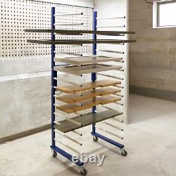 Spray Paint Drying Rack Trolley Eco Spray Shop Woodworking Dry Storage Castors