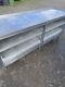 Stainless Steel Table With Shelves / Storage 2100mm Long Ideal Workshop Catering