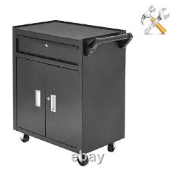 Steel Tool Cabinet Chest Cupboard Storage Garage Workshop Lockable Trolley Box