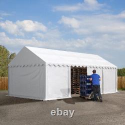 Storage Tent 4x8 m PVC 700 N 100% waterproof Shed Shelter white