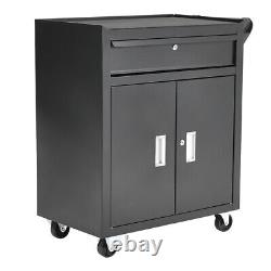 Tool Chest Box Trolley Cabinet With Drawer Tools Steel Workshop Storage Carrier