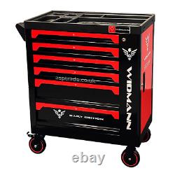 Tool Chest Box Trolley Cabinet with Tools Steel Top Workshop Storage Carrier