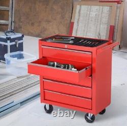 Tool Storage Cabinet Garage 5Drawer Chest Box Mechanic Workshop Trolley Storage