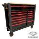 Tool Trolley Cabinet Empty Wooden Worktop Workshop Storage Chest Carrier Toolbox