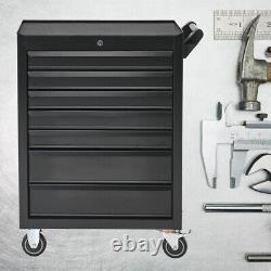 Workshop Garage Steel Tool Storage Chest 7 Drawer Cabinet Ball Bearing Toolbox