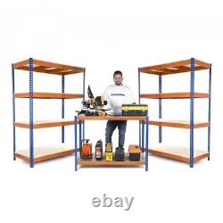 Workshop Garage Storage Kit, 2 Racks 1800mm x 1500mm x 600mm and a Workbench