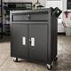 Workshop Storage Trolley Drawer Tool Box Cabinet Door Service Cart Chest +handle