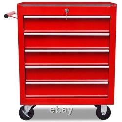 Workshop Tool Trolley Garage Storage Box Cabinet Cart Tool Chest Drawers UK